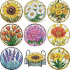 Diamond Painting Blomsterbrikker | 8 stk