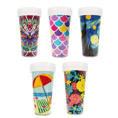 Drikkekopp til Diamond Painting – 5 design