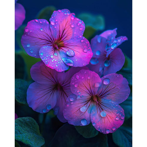 Vakre lilla blomster