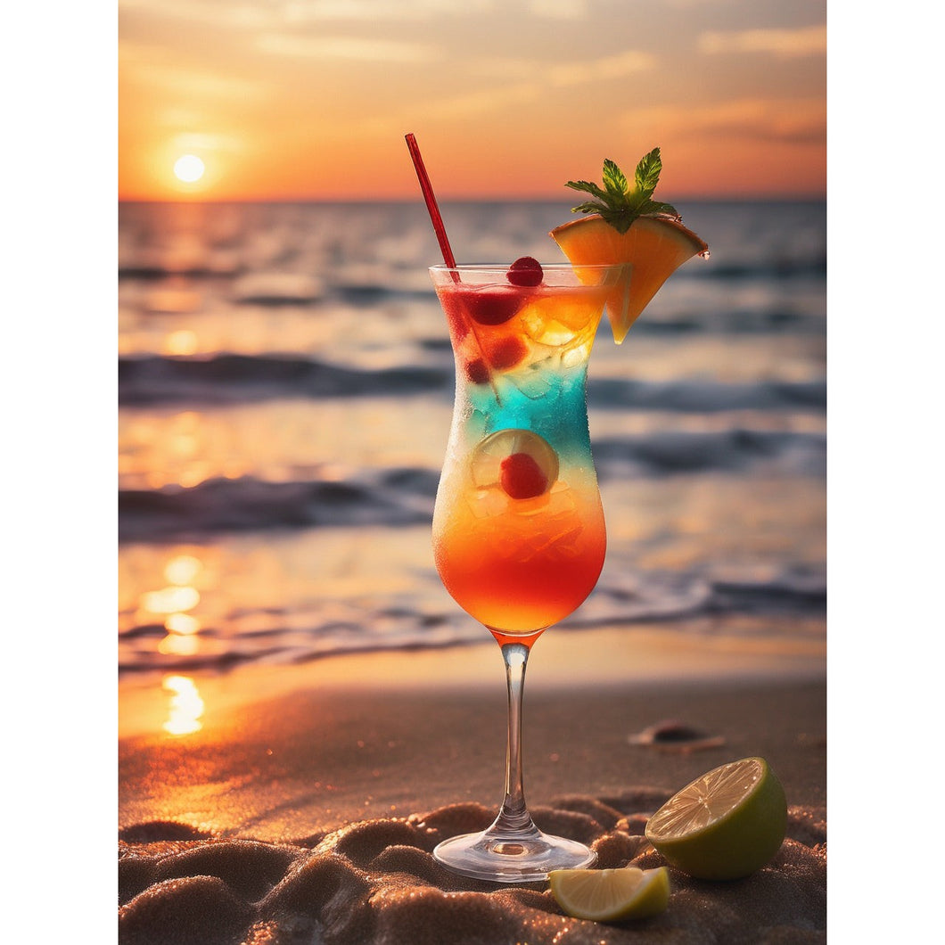 Cocktail ved solnedgang