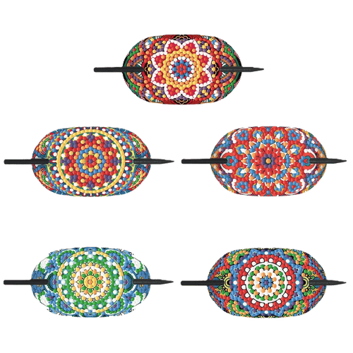 Diamond Painting Hårspenner – sett med 5