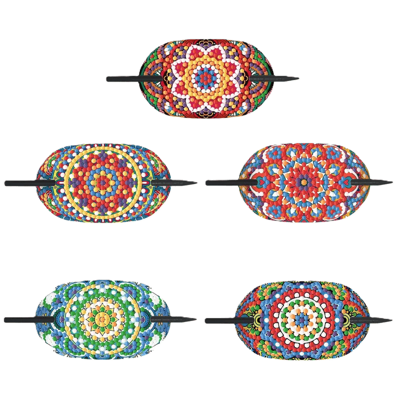 Diamond Painting Hårspenner – sett med 5