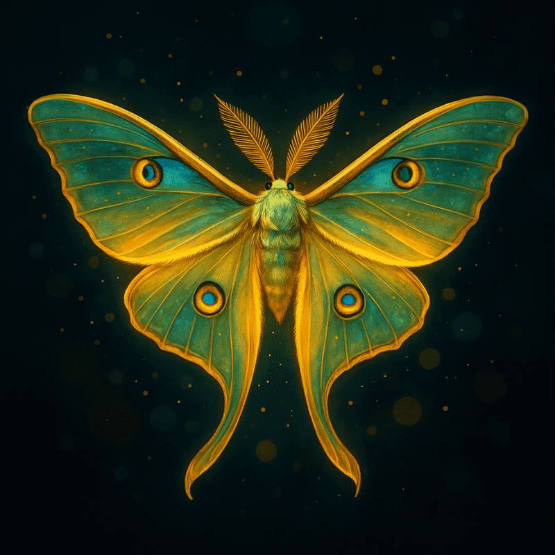 Nattmøll Diamond painting