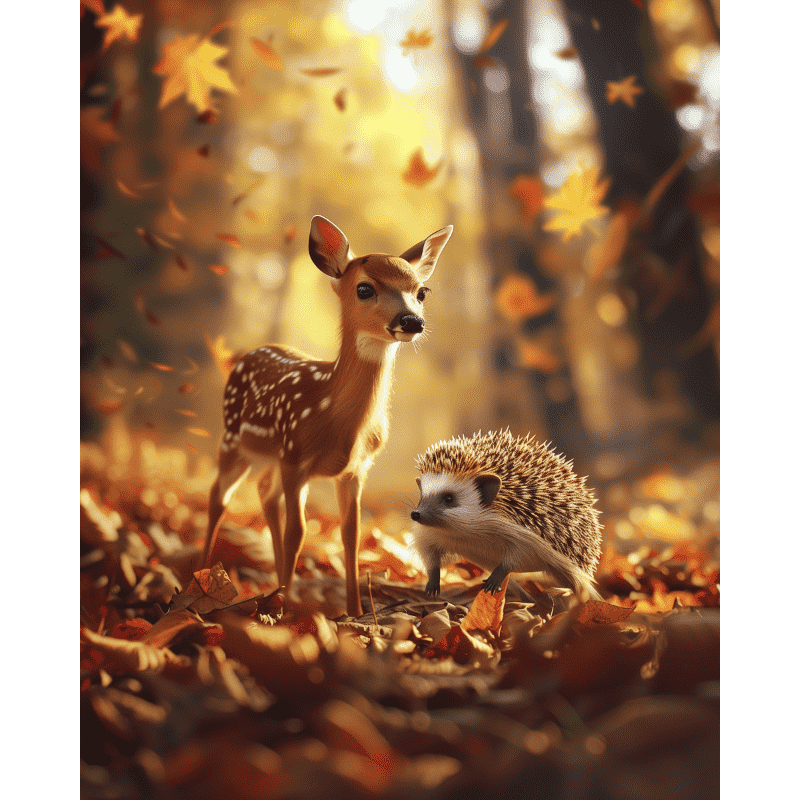 Diamond painting   Høstvenner