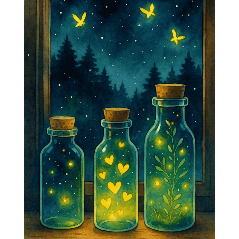 Ildfluer Diamond painting