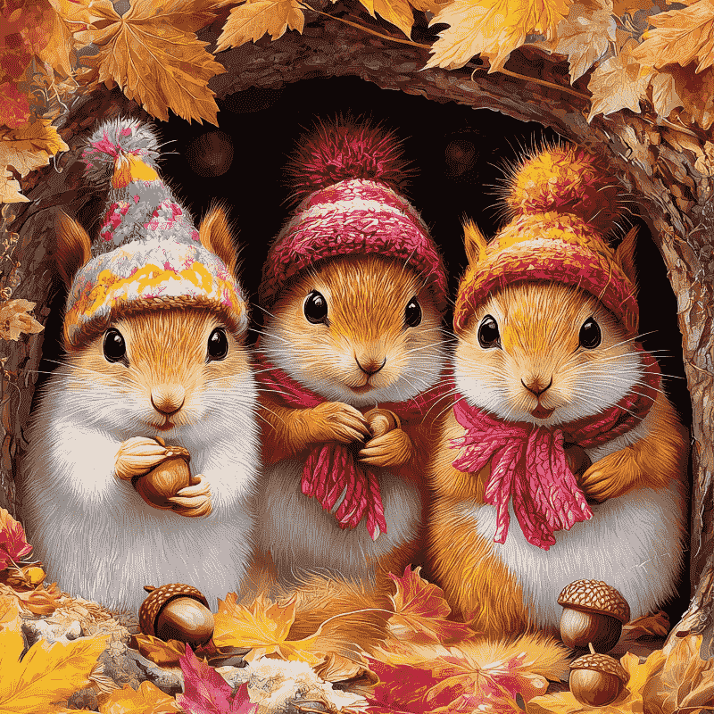 Diamond painting   Varmt vennskap