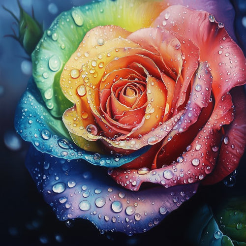 Regnbuerose