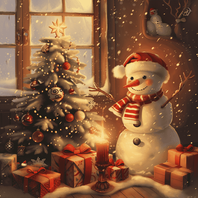 Snømannen og gavene hans