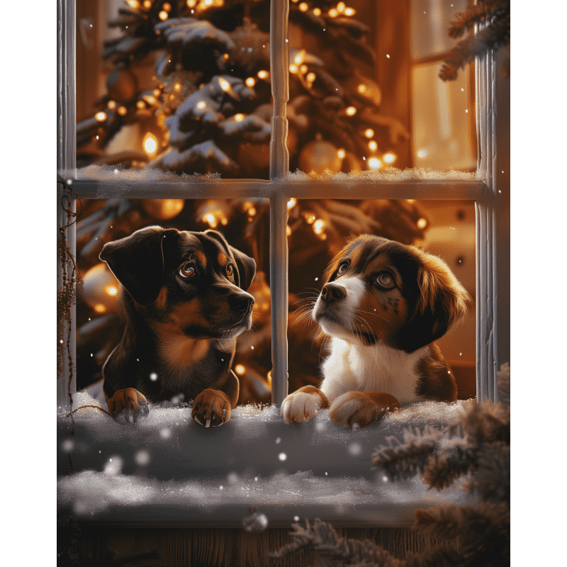 Venter på julenissen