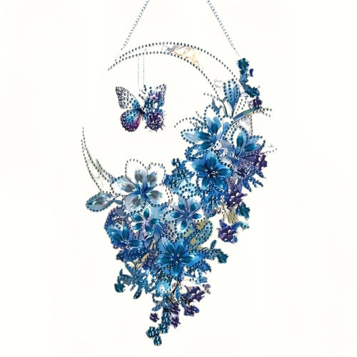 Diamond Painting Drømmefanger – Sommerfugl & Blomster