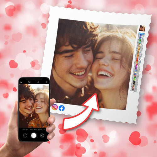 Eget foto Diamond Painting | Valentinsdag