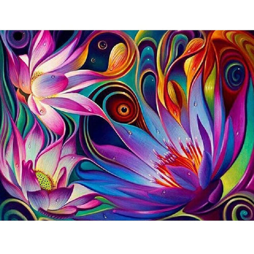 Abstrakte blomster