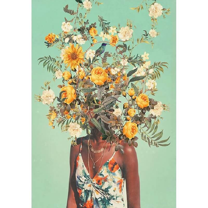 Abstrakt blomsterkunst