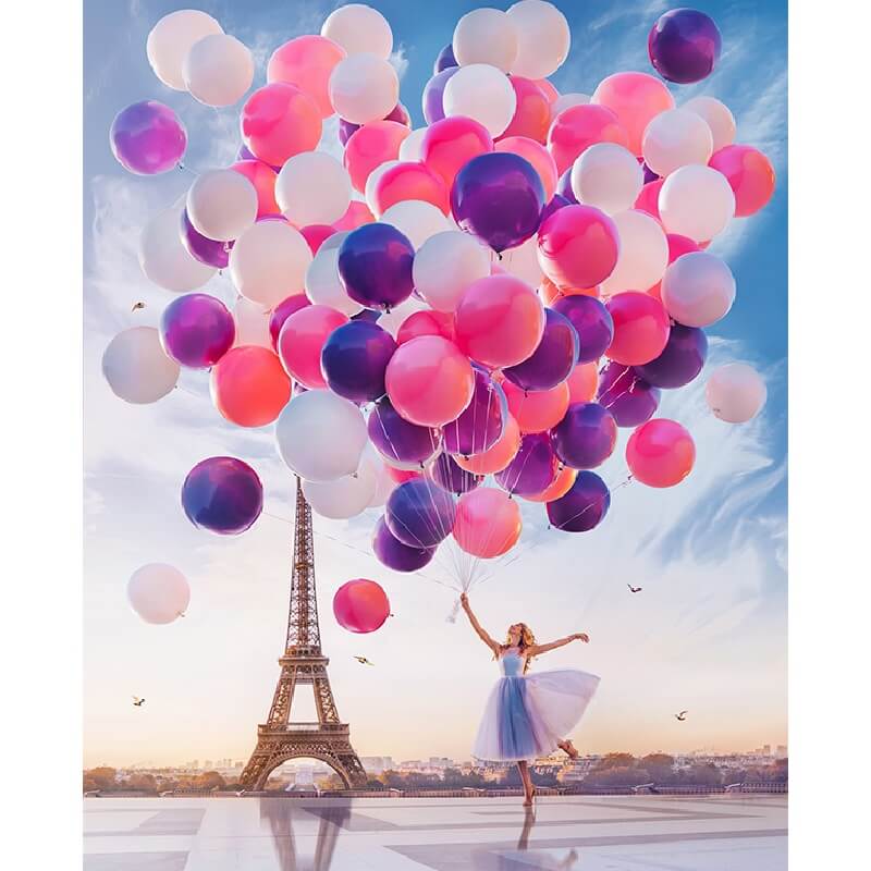 Balloon skyer i paris