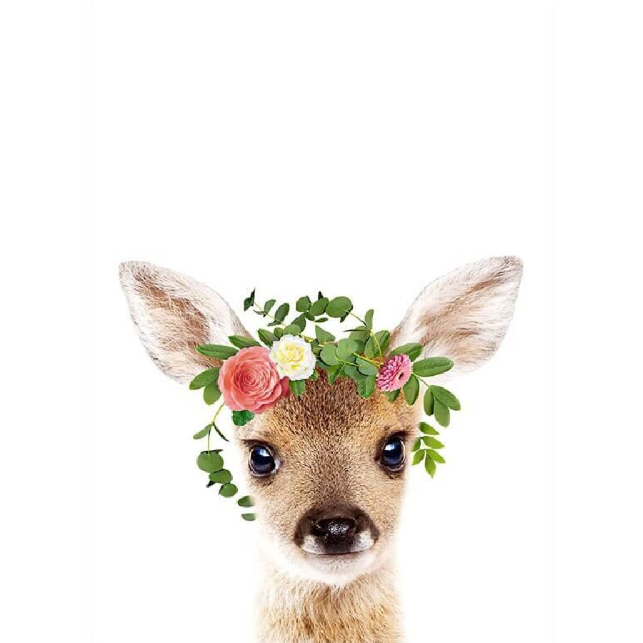 Bambi med krans
