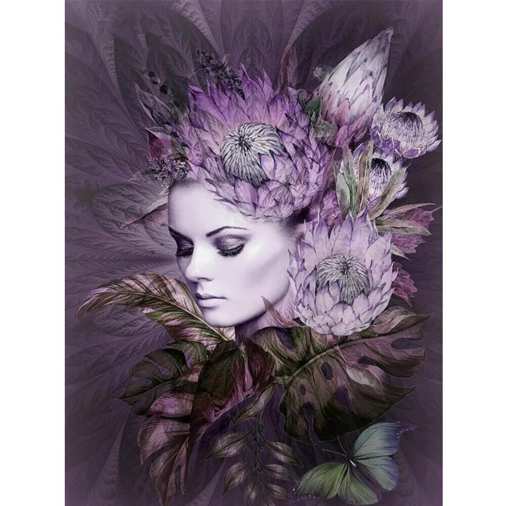 Blomsterkunst kvinne
