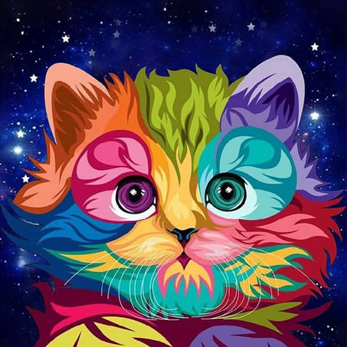 Fargerik katt