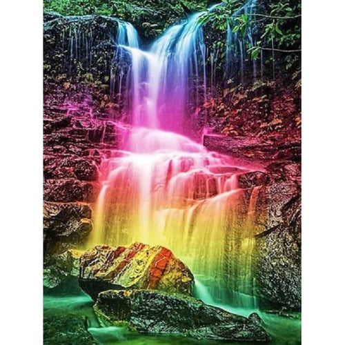 Fargerik foss