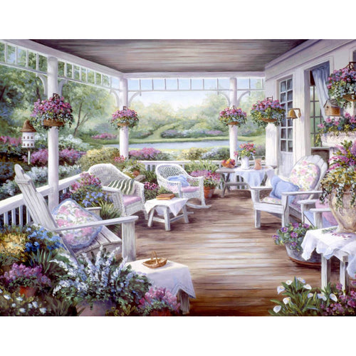 Husets veranda