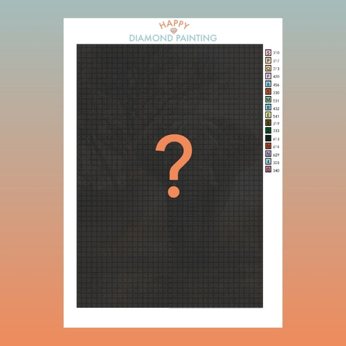 Mystery diamond painting