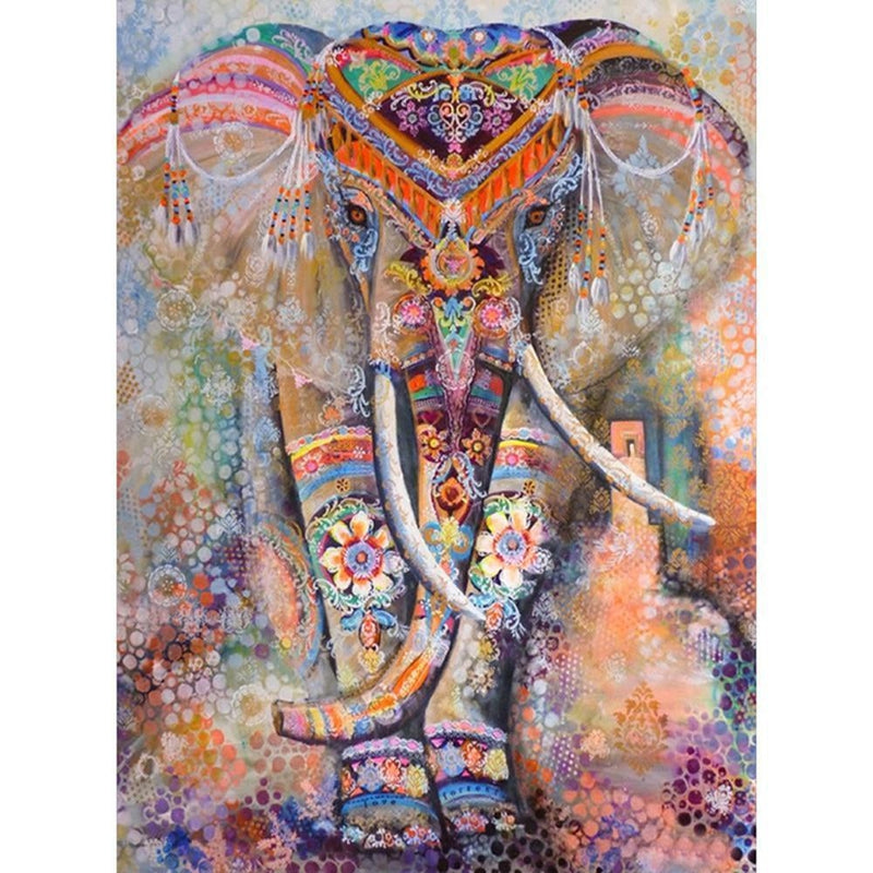 Abstrakt elefant Abstrakt elefant Diamantmålning | Eget foto diamantmålnings | Diamond painting | Fyndiq | Sverige