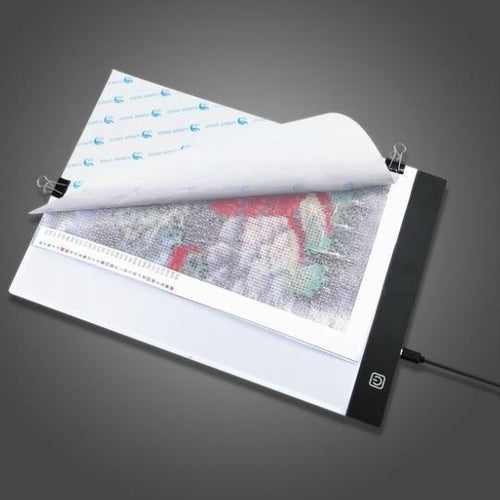 Lightpad-lampa A4 Diamantmålning | Eget foto diamantmålnings | Diamond painting | Fyndiq | Sverige