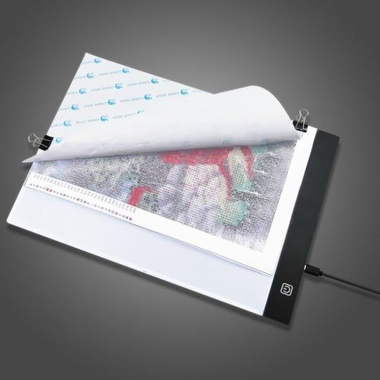 Lightpad lampa A4 Diamantmålning | Eget foto diamantmålnings | Diamond painting | Fyndiq | Sverige