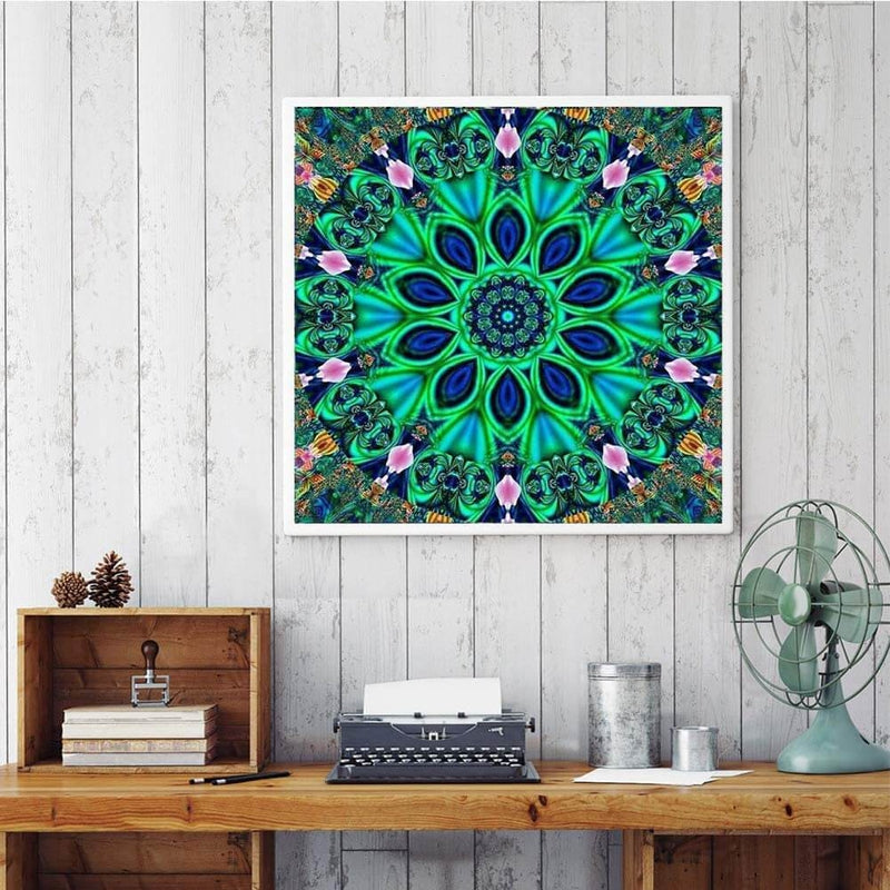 Mandala 2 från 50x50cm Diamantmålning | Eget foto diamantmålnings | Diamond painting | Fyndiq | Sverige