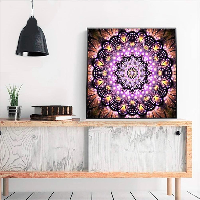 Mandala 3 från 50x50cm Diamantmålning | Eget foto diamantmålnings | Diamond painting | Fyndiq | Sverige